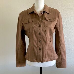 Live a Little Jacket Brown Size Petite Large